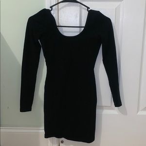 American Apparel Black Long-sleeve Dress!